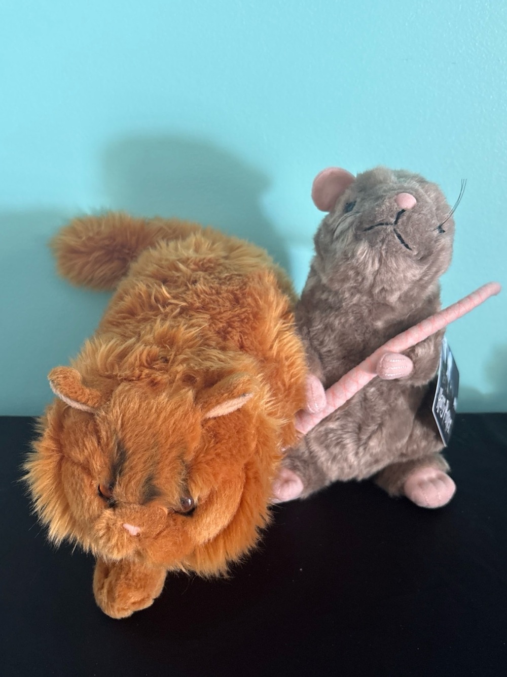 Harry Potter Universal Studios Crookshanks & Nobel Collection Scabbers Plush Set